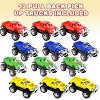 ArtCreativity Assorted Mini Pull Back Pickup Trucks (Set of 12) - 3 of 4