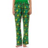 Sesame Street Women's Elmo And Friends Cookie Monster Sleep Pajama Set Green - 3 of 4