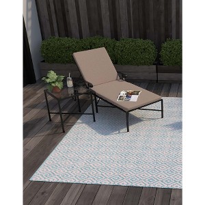 Jill Zarin Outdoor Costa Rica Geometric Woven Area Rug - 1 of 4