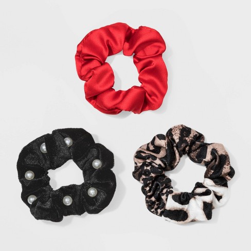 Hair Elastics Wild Fable Red Target