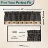 Park Designs Sturbridge Star Lined Valance 60” x 14” - 3 of 4