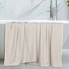 Viscose Cotton Blend Medium Weight Soft Textured Ribbed Towel Set by Blue Nile Mills - 2 of 4