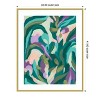 Amanti Art Jungle Wave I by June Erica Vess Wood Framed Wall Art Print - 4 of 4