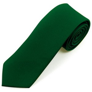 Men's Solid Color 2 Inch Wide And 57 Inch Long Slim Neckties - 1 of 4