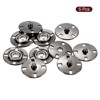 Unique Bargains Alloy Invisible Durable High Hardness Buckle Fasteners Press Studs Buttons 5 Pcs - 3 of 4