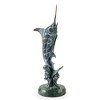 SPI Home Brass Hunting Marlin Figurine – 10" Marine Trophy Accent for Coastal or Office Decor - 4 of 4