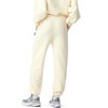 Future Planet Womens Saturn Premium Fleece Lined Soft Cotton Sweatpants Loose Fit Ivory - 3 of 4