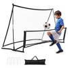 Costway 2-in-1 Portable Soccer Trainer with Carrying Bag to Enhance Soccer Passing Skill - 2 of 4