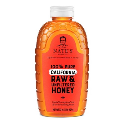 Nature Nate's 100% Pure Raw And Unfiltered California Honey - 32oz : Target