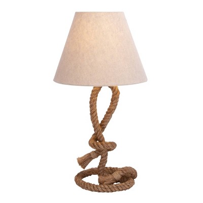 26" Twisted Rope Table Lamp - Olivia & May