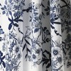 2pk 52"x95" Light Filtering Botanical Garden Curtain Panels Navy - Lush Décor - 4 of 4