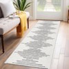 Modern Geometric Living Room Area Rugs with Stripped Lines, Indoor Contemporary Non Slip Floor Carpet for Bedroom - 2 of 4