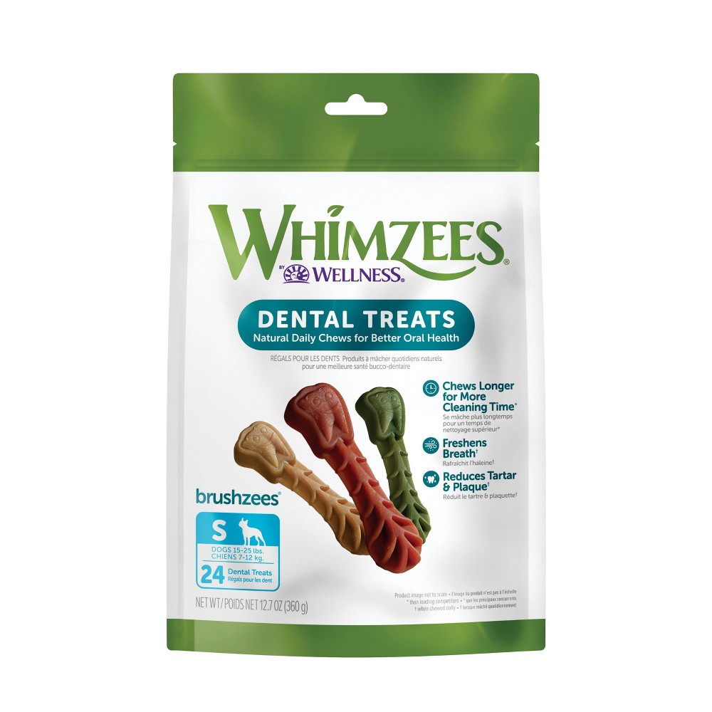Photos - Aquarium Lighting Whimzees by Wellness Small Value Bag Dental Chew Dog Treat with Vegetable 