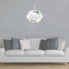 Big Dot of Happiness Boho Botanical - Hanging Porch Greenery Party Outdoor Decorations - Front Door Decor - 1 Piece Sign - 3 of 4
