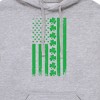 Men's - Instant Message - Lucky USA Flag Graphic Fleece Pullover Hoodie - 2 of 4