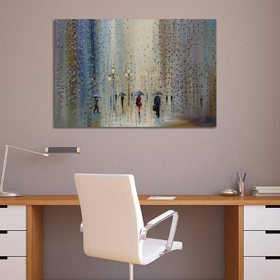 Under A Rainy Sky Giclée Canvas Landscape Wall Art