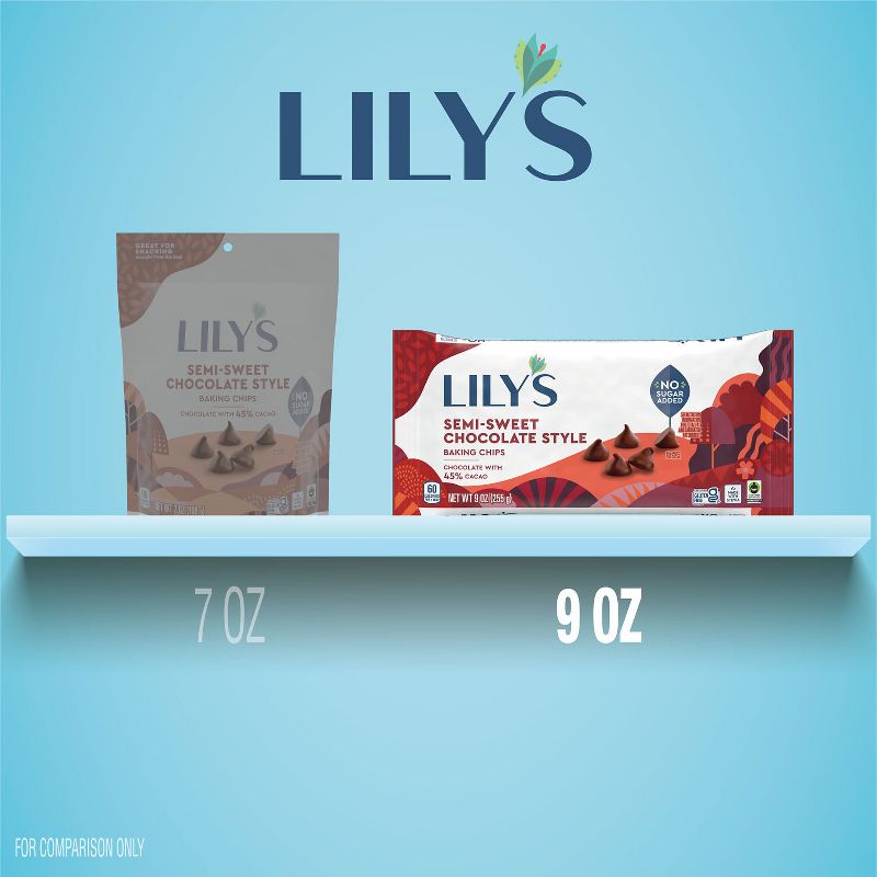 Lily's Semi-Sweet Chocolate Baking Chips -9oz, 4 of 5