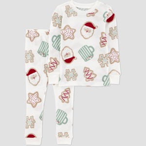 Carter's Just One You® Toddler 2pc Christmas Long Sleeve Cotton Pajama Set - 1 of 4