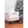 C&F Home 18" x 18" Snowflake Shaped Tufted Christmas Throw Pillow - 3 of 4