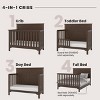 Child Craft Woodland 4-in-1 Convertible Crib, Converts to Day Bed, Toddler Bed, Full Size Bed, 3 Mattress Positions, Baby Safe Finish - 3 of 4