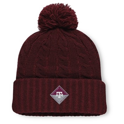 NCAA Texas A&M Aggies Saige Knit Cuffed Pom Beanie