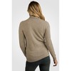 JENNIE LIU Women's 100% Pure Cashmere Long Sleeve Turtleneck Pullover Sweater - 3 of 3