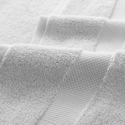 Oversized Light Grey Egyptian Cotton Bath Towels Set