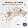MAXYOYO 104" Modular Sectional Sofa Couch, with L-Shape Chaise, Modern Boneless Couch for Living Room, No Assembly Required - 2 of 4