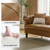Miguel 62.2" Wide Leather Sofa With Solid Wood Legs| ARTFUL LIVING DESIGN - 4 of 4