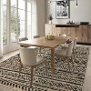 Washable Rugs Large Modern Bordered Playroom Carpet Non-Shedding Low Pile Stain-Resistant Ultra Soft Foldable Accent Rug for Living Room Office - 3 of 4