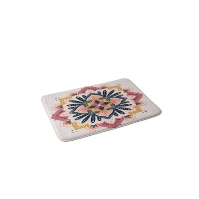 Avenie Mandala Bath Mat Pink - Deny Designs