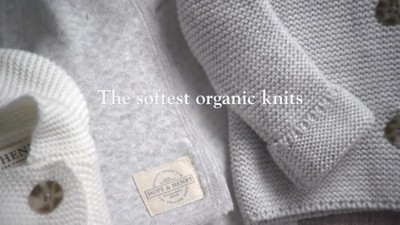 Light Pink Organic Cotton Reversible Baby Blanket