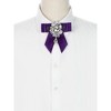 INSPIRE CHIC Women's All-match Fashion Performance Adjustable Diamond-encrusted Brooch Neck Tie - 4 of 4