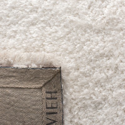Ivory Hand-Tufted Rectangular Shag Area Rug, 3' x 5'