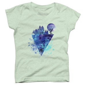 Girl's Design By Humans Play Music On The Edge By Maryedenoa T-Shirt - 1 of 2