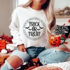 Simply Sage Market Women's Graphic Sweatshirt Trick or Treat Circle - 2 of 4