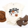 Tis The Season Ghost Retro - Womens Garment Dyed Tee - 3 of 3