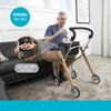 Stander Let's Go Indoor Rollator, 4-Wheel Walker with Tray & Basket by Trust Care - 3 of 4