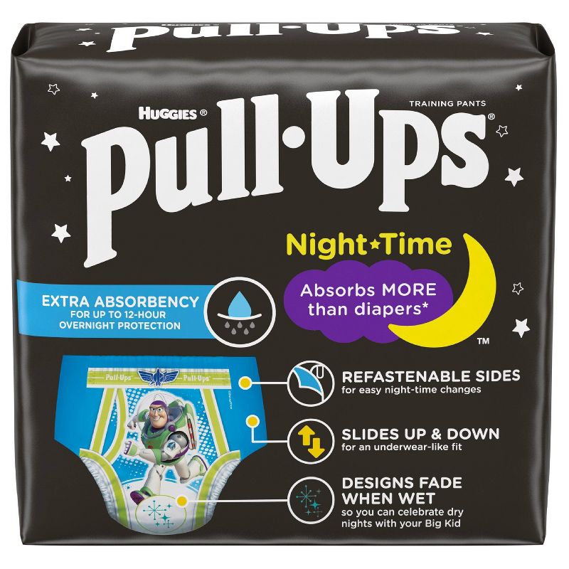 Pull-Ups Boys&#39; Night-Time Training Pants Super Pack - 3T-4T - 60ct, 2 of 11