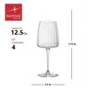 Bormioli Rocco Exclusiva 12.5 Oz Chardonnay Glass  - Set of 4 - 2 of 4