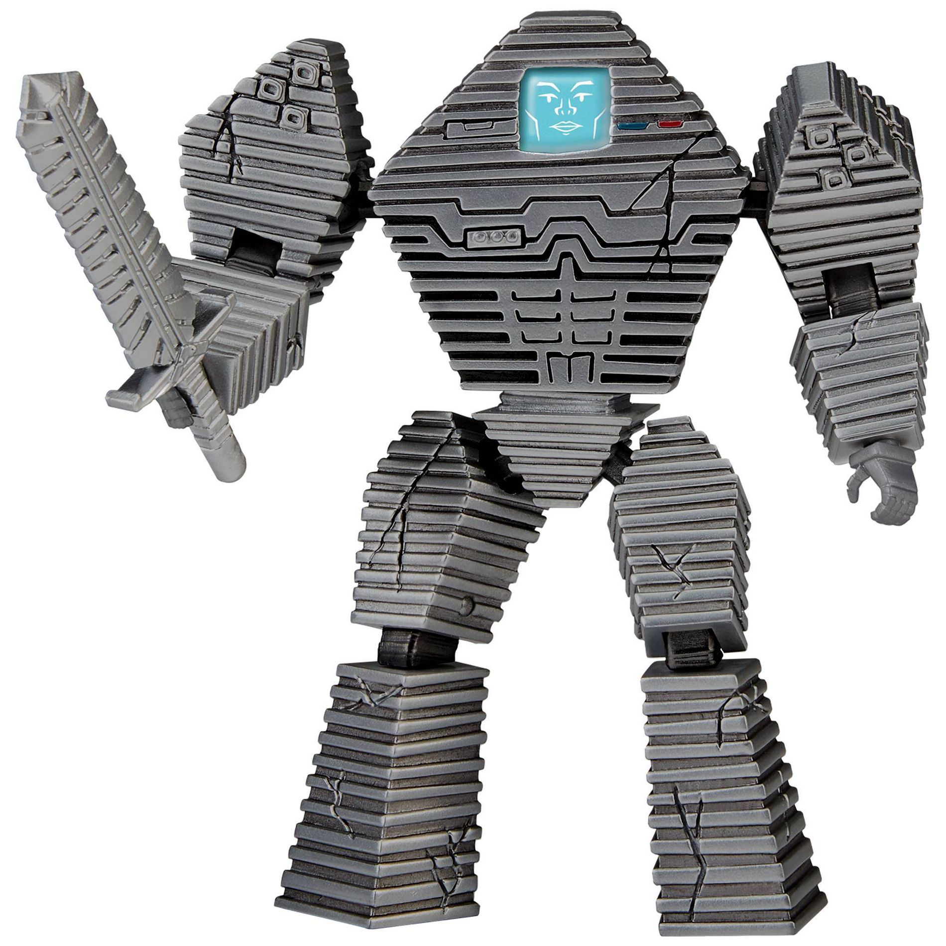 Teenage Mutant Ninja Turtles Mutant Mayhem Chrome Dome Radical Robot Action Figure, 5" , Fully Articulated with Accessories