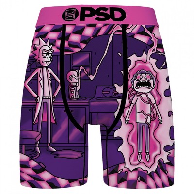 Mens Rick and Morty Lab Work PSD Boxer Briefs