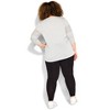 Avenue Women's Plus Size Splice Panel Legging - 3 of 4