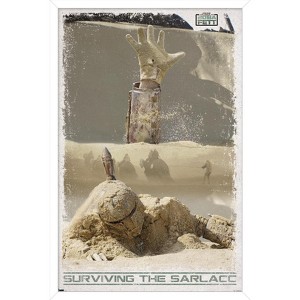 Trends International Star Wars: Book of Boba Fett - Surviving the Sarlacc Framed Wall Poster Prints - 1 of 4