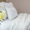 EY Essentials 26" x 26" Candlewick Dove Cotton Euro Sham - Machine Washable - 4 of 4