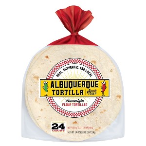 Albuquerque Homestyle Flour Tortillas - 24ct/54oz - 1 of 4