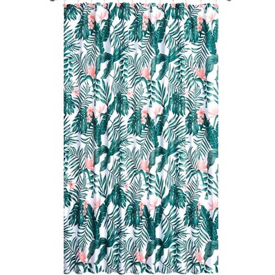 The Lakeside Collection Palm Floral Bath Collection - Shower Curtain