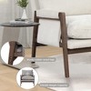 Accent Chair,Velvet Accent Chair with Solid Wood Thick Seat Cushion - 3 of 4
