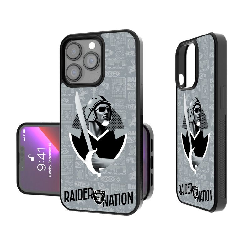 Keyscaper Las Vegas Raiders 2024 Illustrated Limited Edition Bump Phone Case, 1 of 7