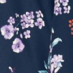 navy floral